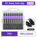 Magnetic Impact Phillips Bit Anti-Slip Long Screwdriver Bit Set Hex Shank Cross Impact Driver Bit for Power Drilling